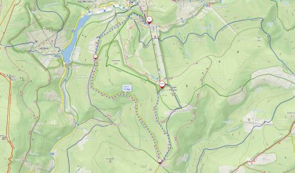 Jizda za zviratky  - mapa